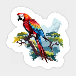 Macaw Lover Sticker